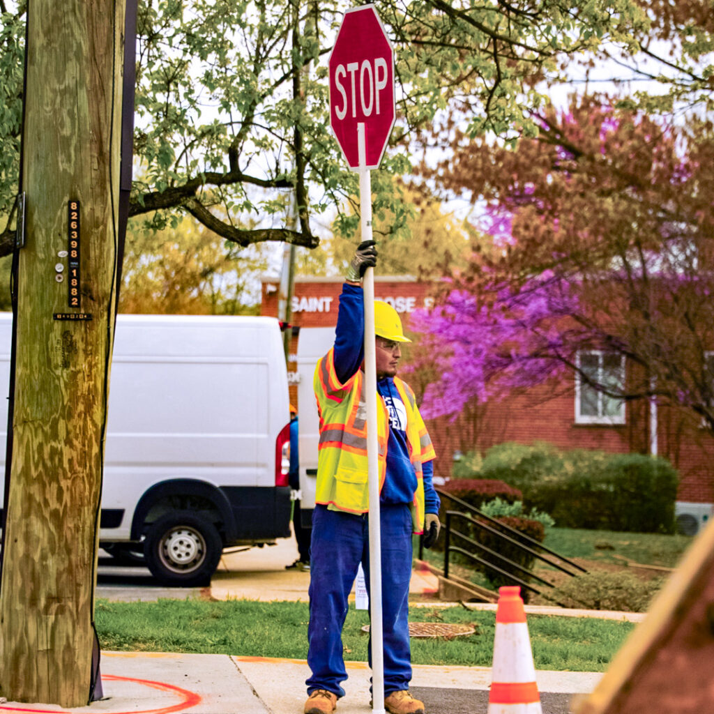 WBE Certified Traffic Control Management Crew in The Greater DC, MD, & Northern VA Area