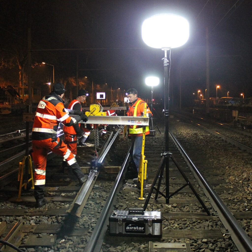 Temporary Light Setup for construction sites in Alexandria VA & Frederick MD
